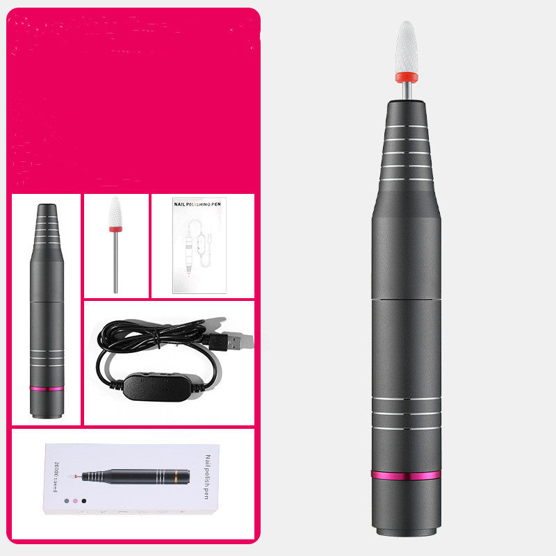 New Mini Electric Nail Sander Beauty Gym From House Dark Grey USB