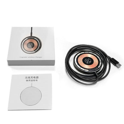 Transparent Magnetic Wireless Charger Phone Electronics Gym From House Transparent