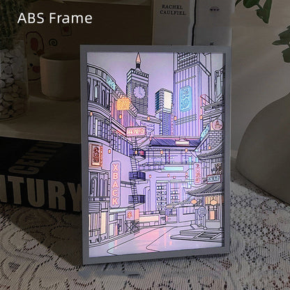 Bedroom Living Room Desk Stand Light Painting Home Decor DealSniper.net Changsha ABS Model 23x17CM USB Plug