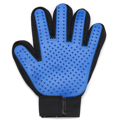 Pet Gloves Cat Petting Gloves Float Hair Cleaning Comb Pets DealSniper.net Left Hand Blue XKST