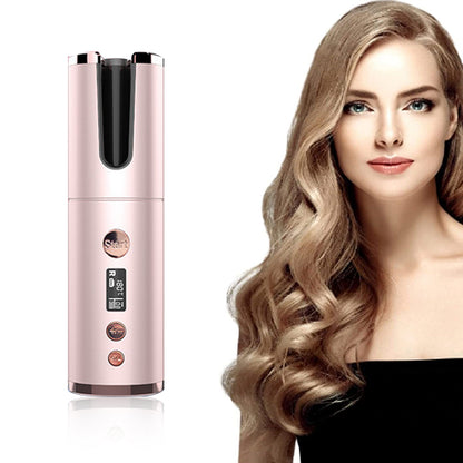 Wireless Rechargeable Curling Iron Electric Hair Curler Beauty dealsniper-net