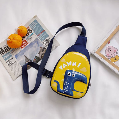 Children's Cute Cartoon Hard Shell Chest Bag Kids DealSniper.net Yellow