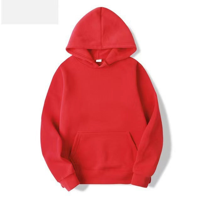 Autumn Casual Unisex Hoodie Trendy Loose Sports Sweatshirt Men Gym From House Red 2XL