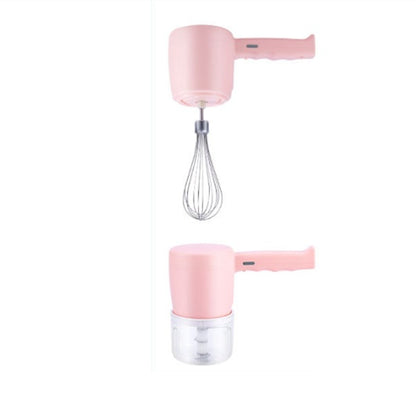 Blender 2 In 1 Multifunctional Electric Hand Mixer USB Planetary Kitchen dealsniper-net Pink 2in1 USB