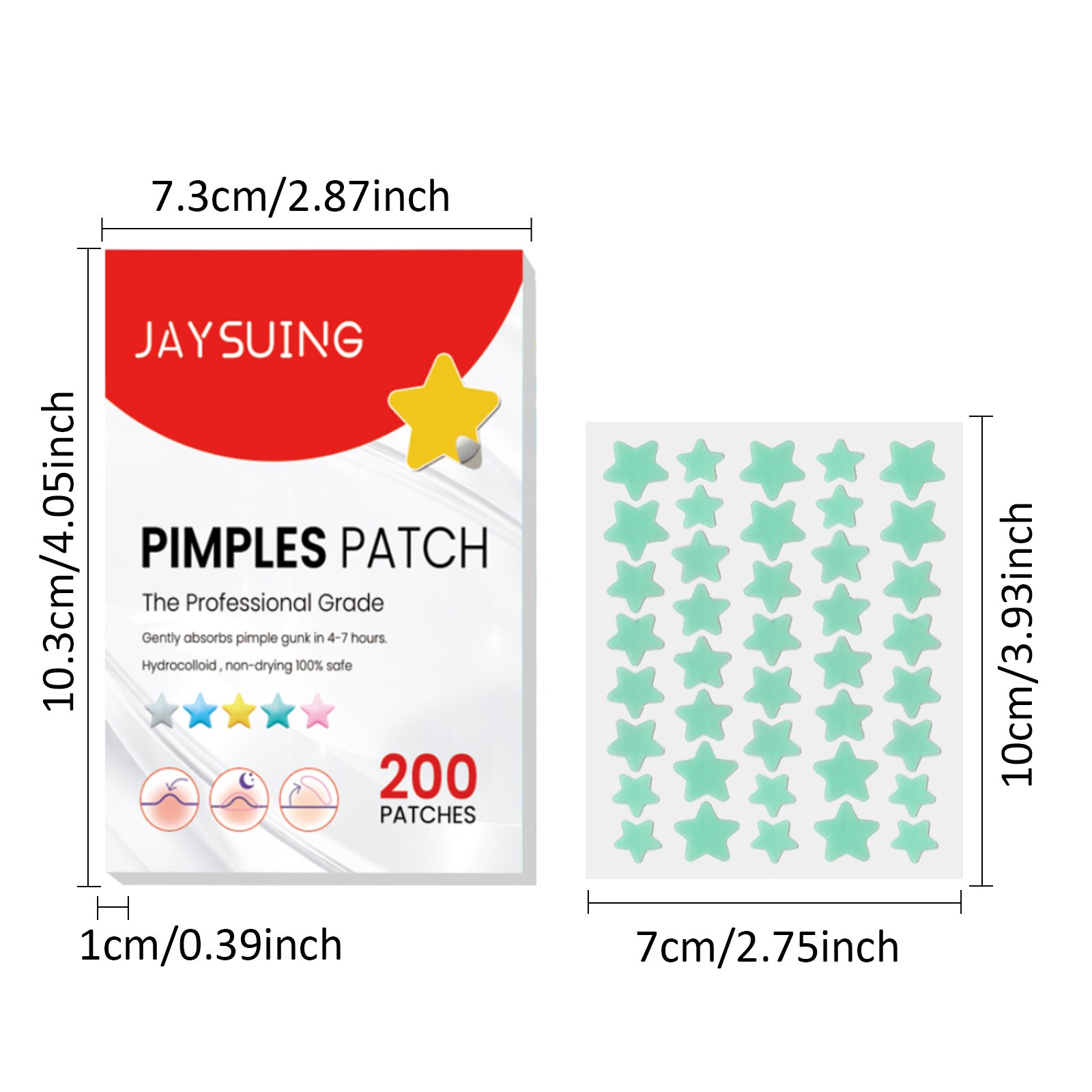 Pimple Patches For Face Hydrocolloid Acne Patches Beauty DealSniper.net