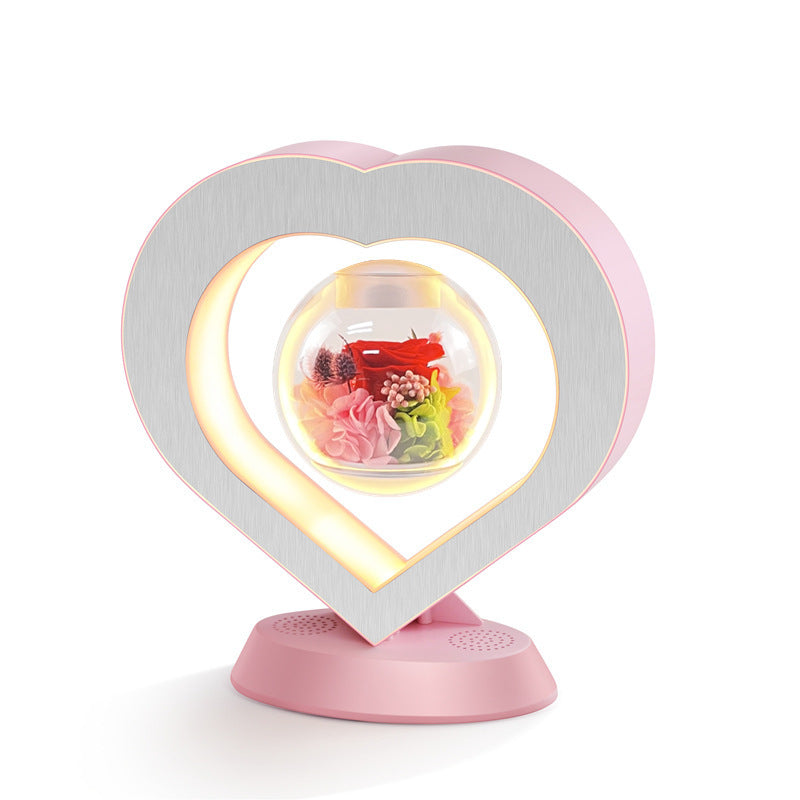 Valentines Day Gift Heart Floating Table LED Night Light