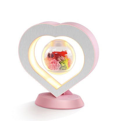 Valentines Day Gift Heart Floating Table LED Night Light