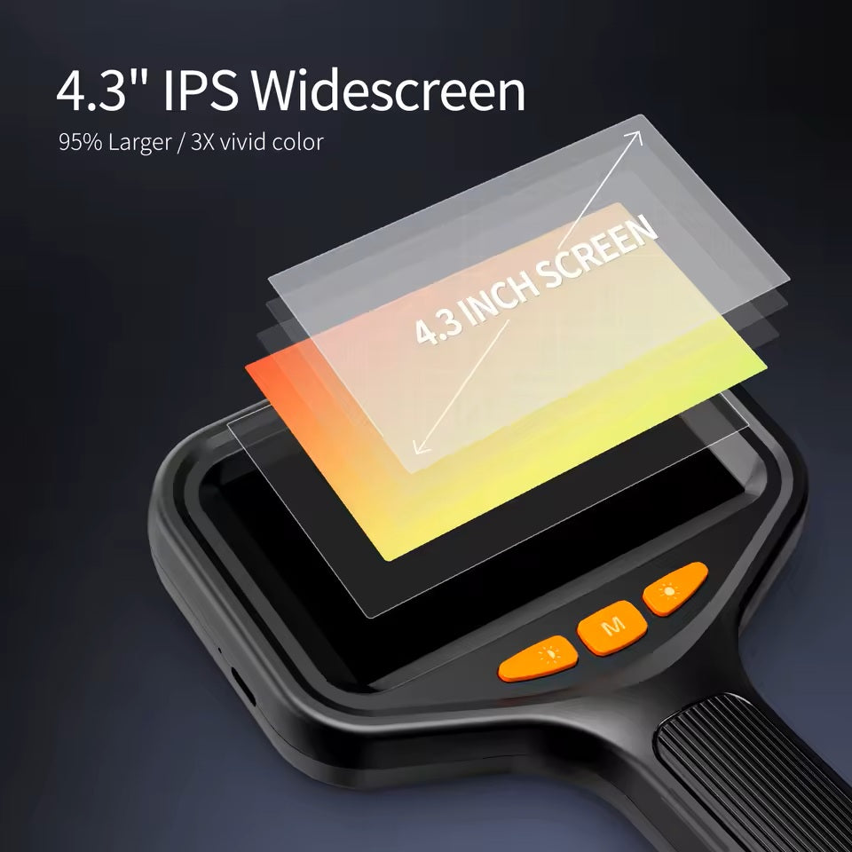 Borescope With Light Industrial Endoscope Inspection Camera Electronics Gym From House