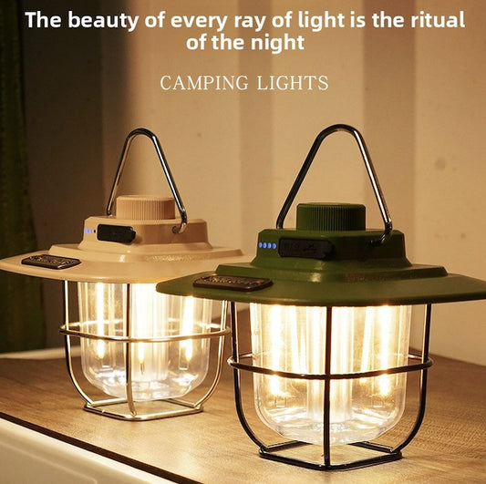 Vintage Outdoor Camping Lantern, Portable Kerosene Lamp Outdoor Gym From House