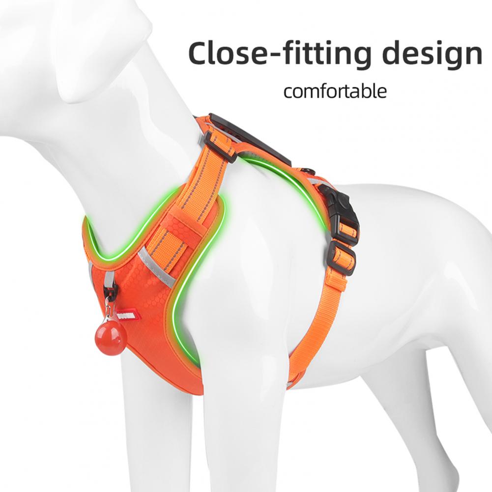 Nylon Dog Harness No Pull Breathable Reflective Pet Harness Pets Gym From House