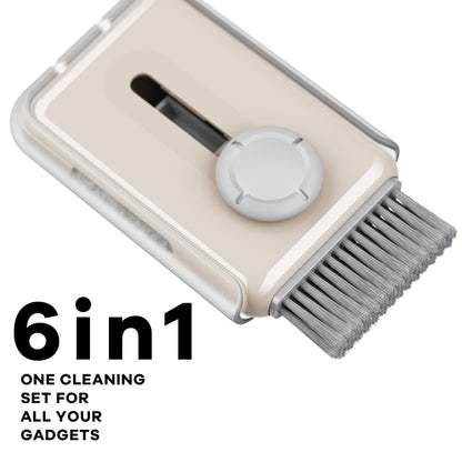 Home Fashion Simple Bluetooth Headset Cleaning Brush Gadgets DealSniper.net Apricot