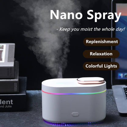 Portable Ultrasonic Air Aromatherapy Machine Electronic Humidifier House Gym From House