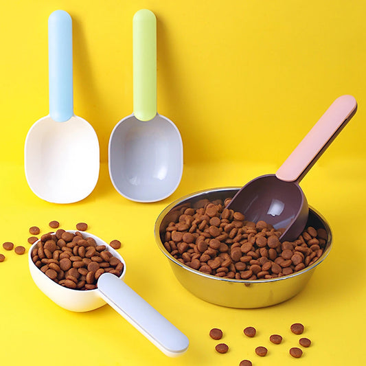 Pet Food Scoop With Ergonomic Bag Clip Handle Pets Gym From House