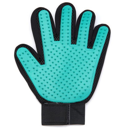 Pet Gloves Cat Petting Gloves Float Hair Cleaning Comb Pets DealSniper.net Left Hand Green XKST