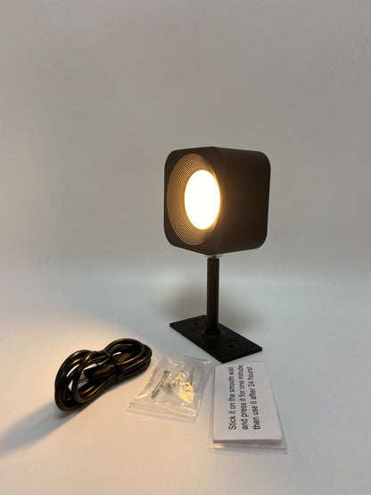 New Punch-free Touch Lamp House Gym From House Square black with short rod Touch style 2700k to 4000k to 5700k