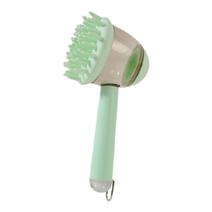 3 In 1 Pets Bath Brush Shower Massage Brush Pets Gym From House 18cm Green