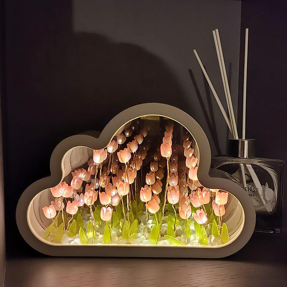 Tulip Night Lamp Material Cloud Tulips Night Lamp Decorative Gifts