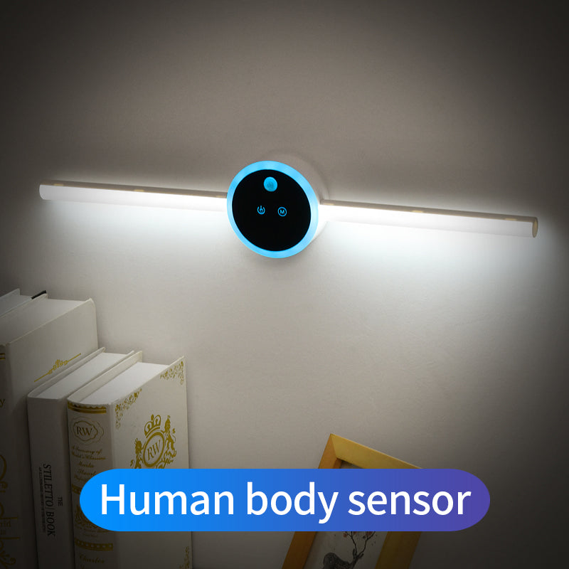 Smart Cabinet Light Clock Timing Sensor Light Removable LED Home dealsniper-net Human body induction