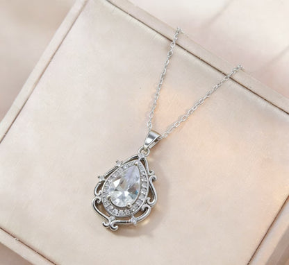 Lucky Water Drop Necklace For Women,Trendy Fashion Jewelry Gym From House 004