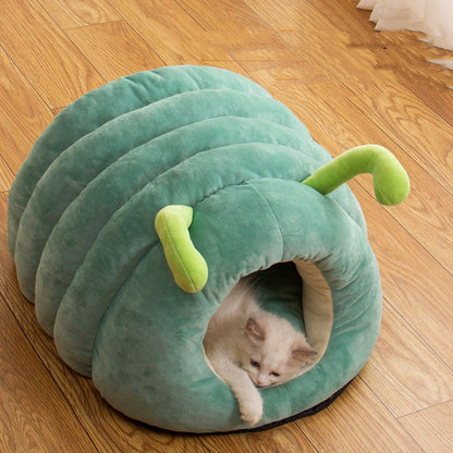 Plush Pet Bed Winter Warm Pets Gym From House Green