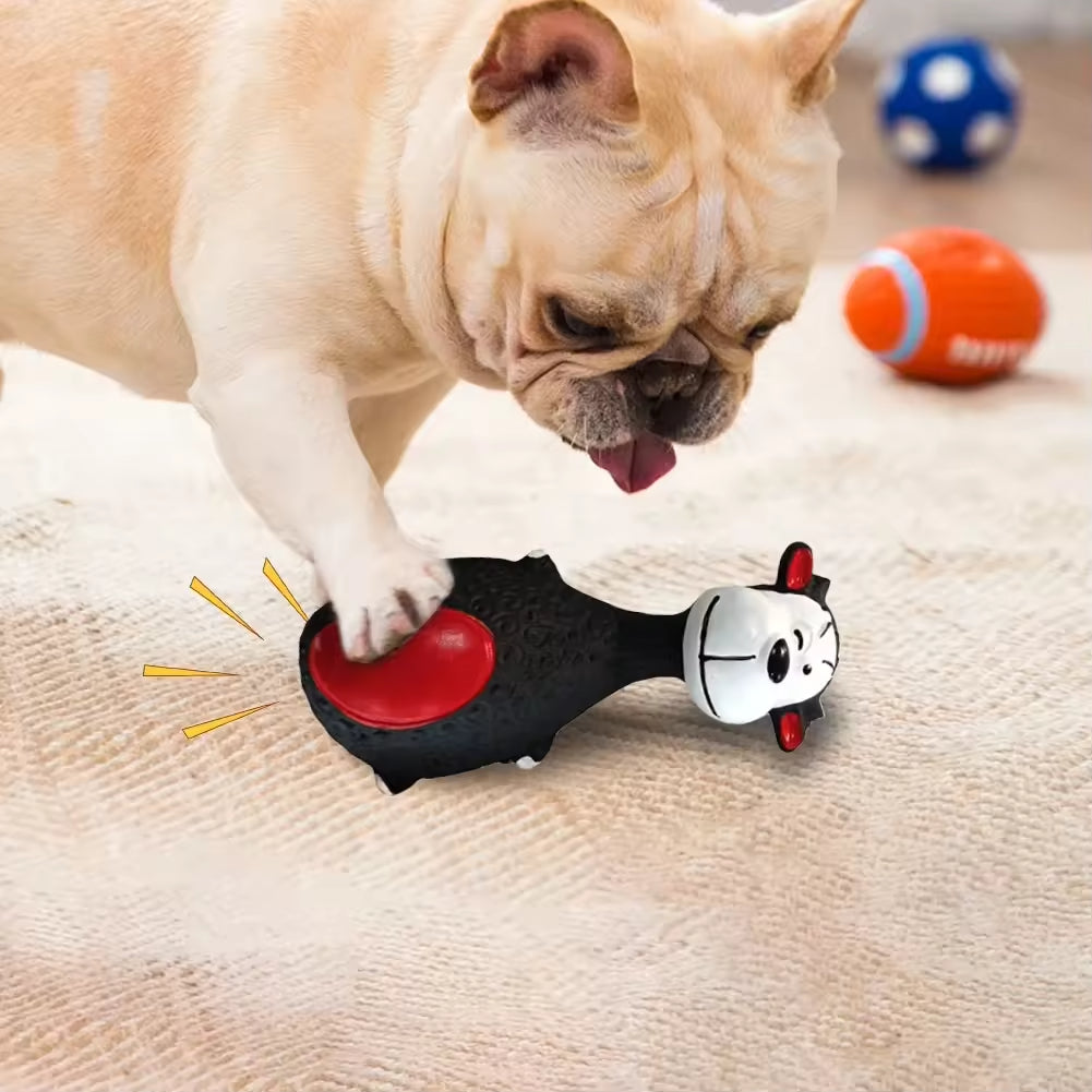 4pcs Cute Latex Dog Chew Toys With Sound Interactive Biting Toys Pets Gym From House