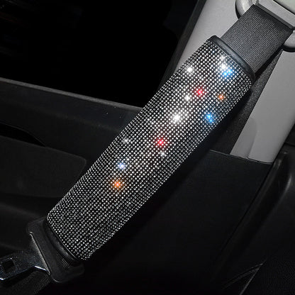 Car Interior Supplies Rhinestone-studded Four-season Handbrake Cover Vehicle dealsniper-net C