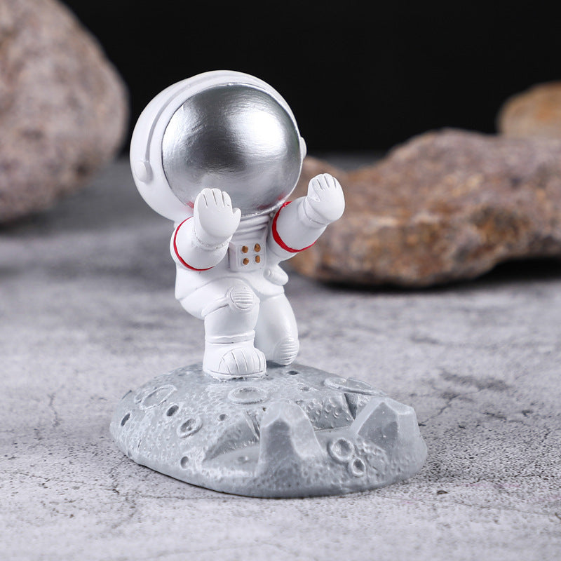 Cartoon Violent Bear Mobile Phone Stand Creative Decoration Gadgets dealsniper-net Silver push