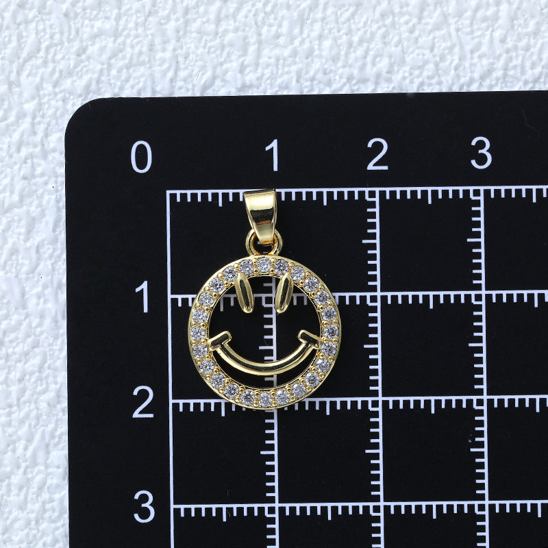 Fashionable Commuter Trendy Micro-Inlaid Zircon Ice-Type Necklace Jewelry Gym From House