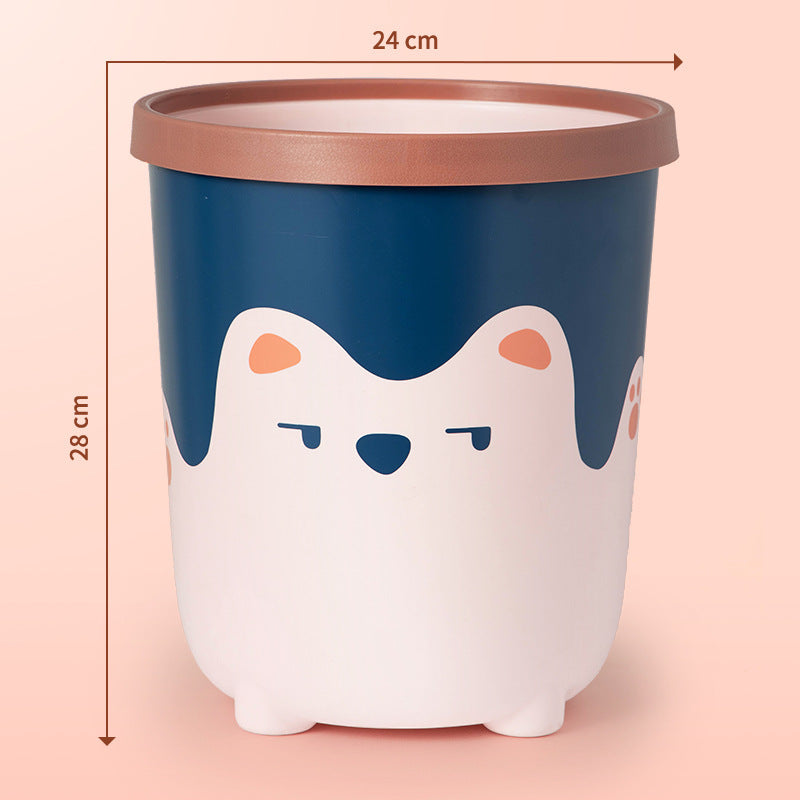 Trash Can Bedroom Home Living Room Creative Kitchen Toilet House DealSniper.net Red M