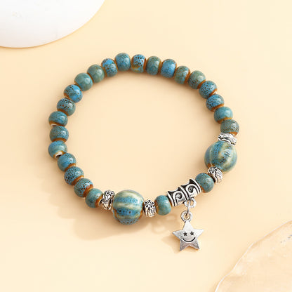 Cross-Border Retro Scenery Dezhou Ceramic Bracelet Jewelry Gym From House A 218 Ceramic bracelet high temperat