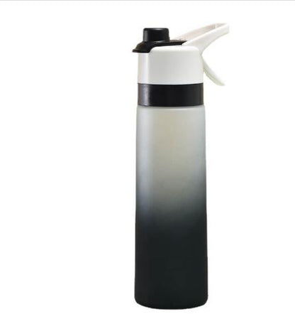 Spray Water Bottle For Girls Outdoor Sport Fitness Water Cup Kitchen dealsniper-net Black700ml