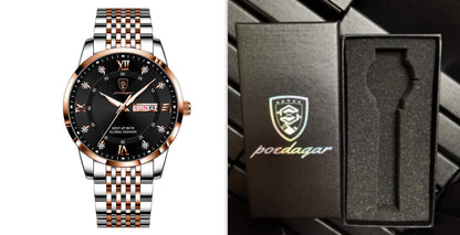 New Men's Watch Waterproof Luminous Calendar Jewelry Gym From House 8Style with box