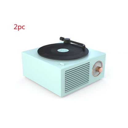 Wireless mini portable retro phonograph bluetooth speaker Electronics dealsniper-net Style4