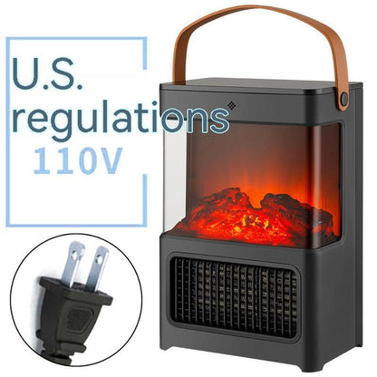 Simulation Flame Heater Electric Heating Household House dealsniper-net Remote Control Type 110VUS