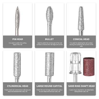 Professional Electric Nail Drill Cordless Nail File Drill Beauty dealsniper-net