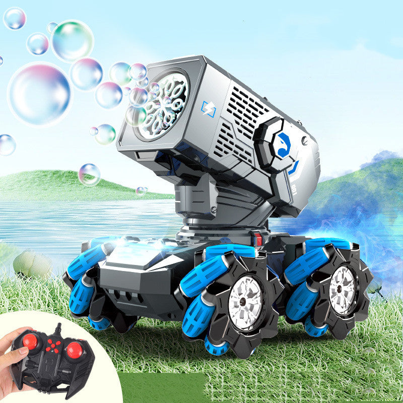 Children's Bubble Blowing Remote Control Car