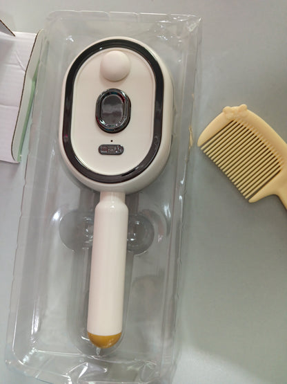 Electric Spray Airbag Beige Massage Brush Yellow Hairbrush Set Beauty DealSniper.net