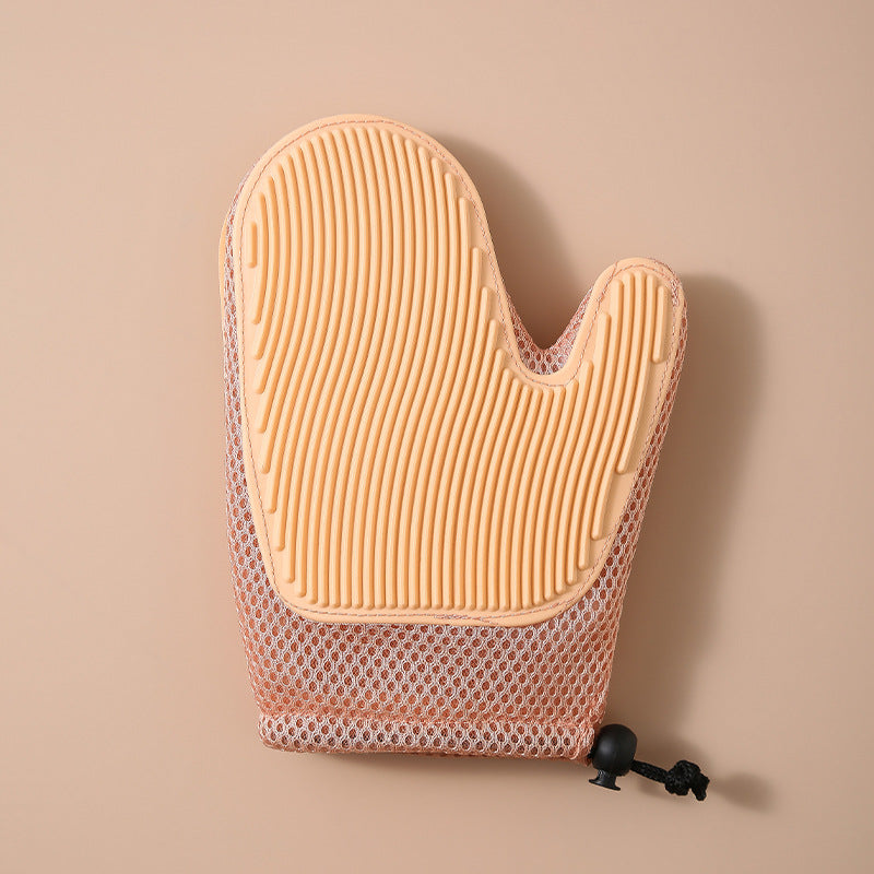 Comb 2-in-1 Floating Hair Removal Pet Gloves Pets Gym From House Pink