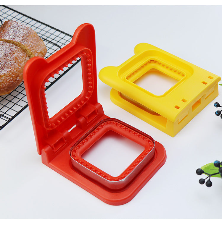 Creative Breakfast Making Sandwich Cutter Hemming Square Sandwich Kitchen Gadgets Kitchen DealSniper.net