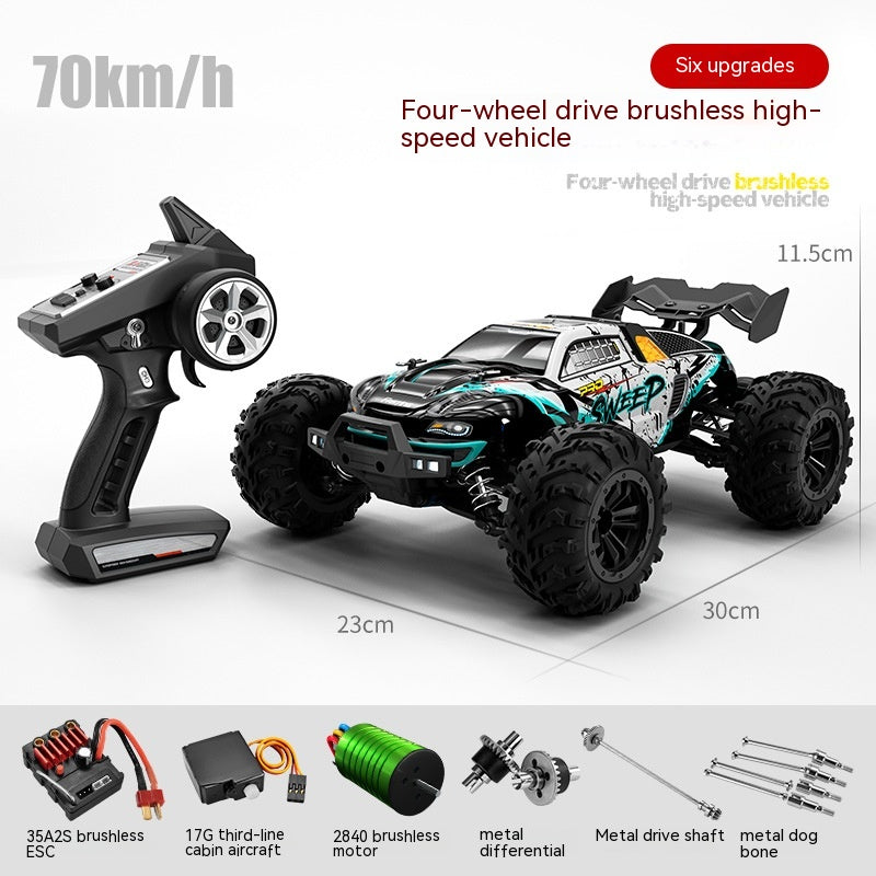 Remote Control Brushless High-speed Off-road Vehicle Model Kids dealsniper-net 16101PRO green