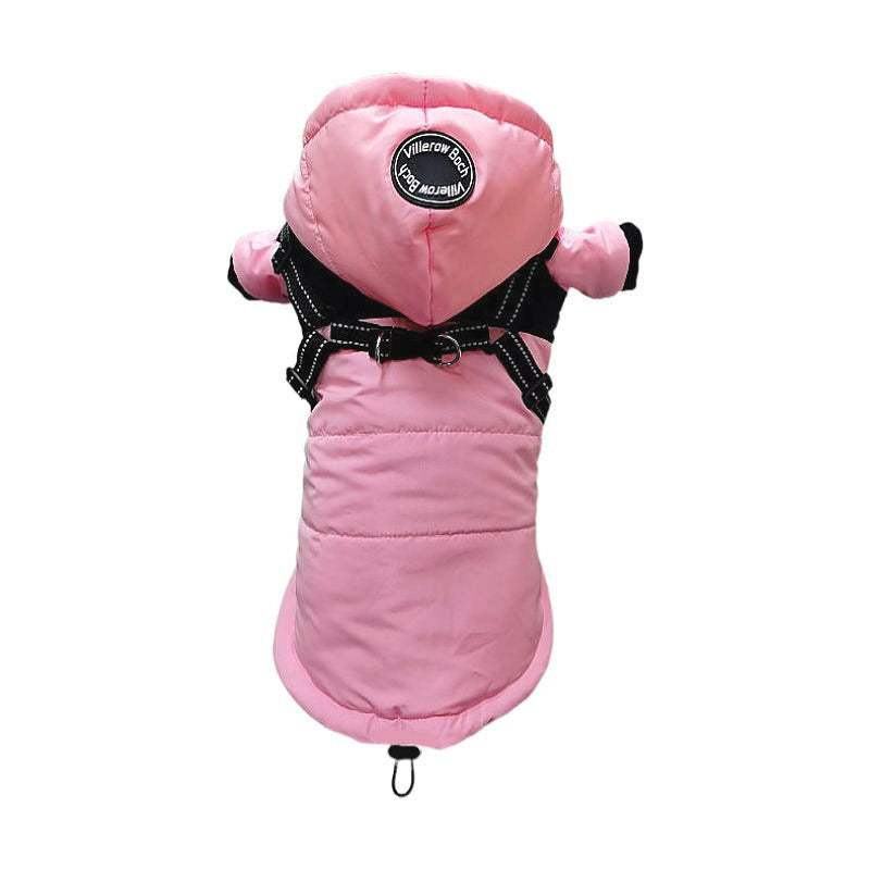 Pet Coat Waterproof Warm Pet Dog Clothes Pet Shell Jacket Pets dealsniper-net Pink 2XL