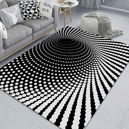 Pet Funny Mat Pad Trap Vision Carpet 3D Geometric Stereoscopic Illusion Floor Mat House dealsniper-net Vision F 40X60cm