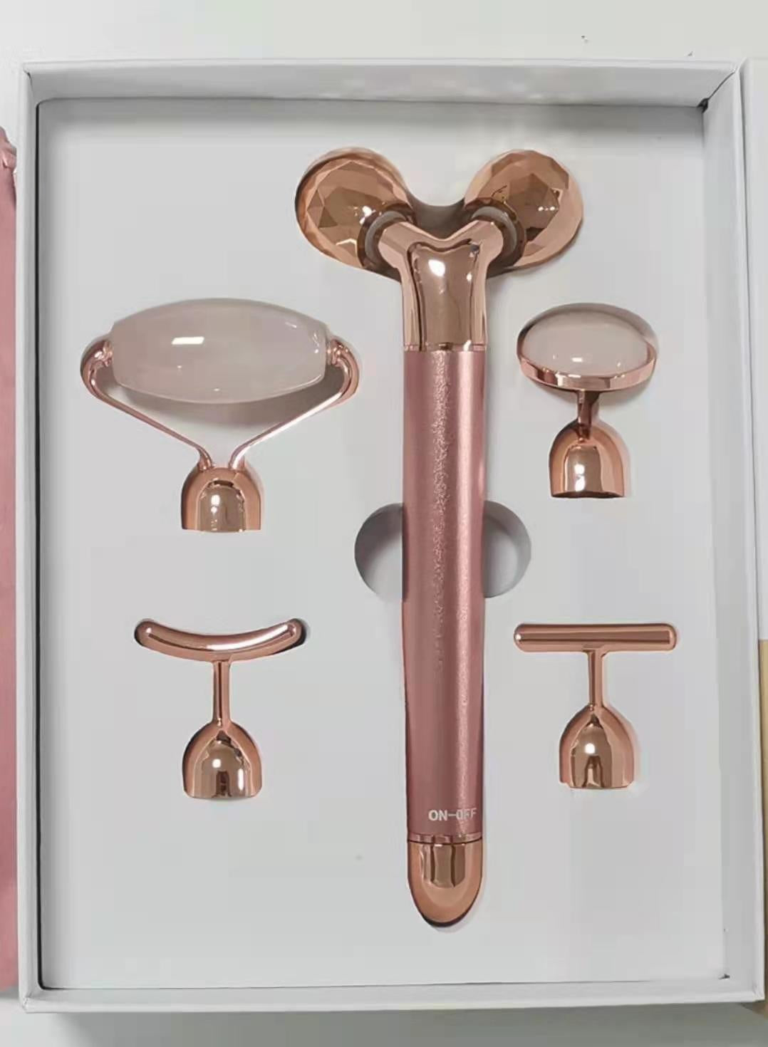 Five-in-one Jade Beauty Gold Bar Beauty DealSniper.net Rose Gold