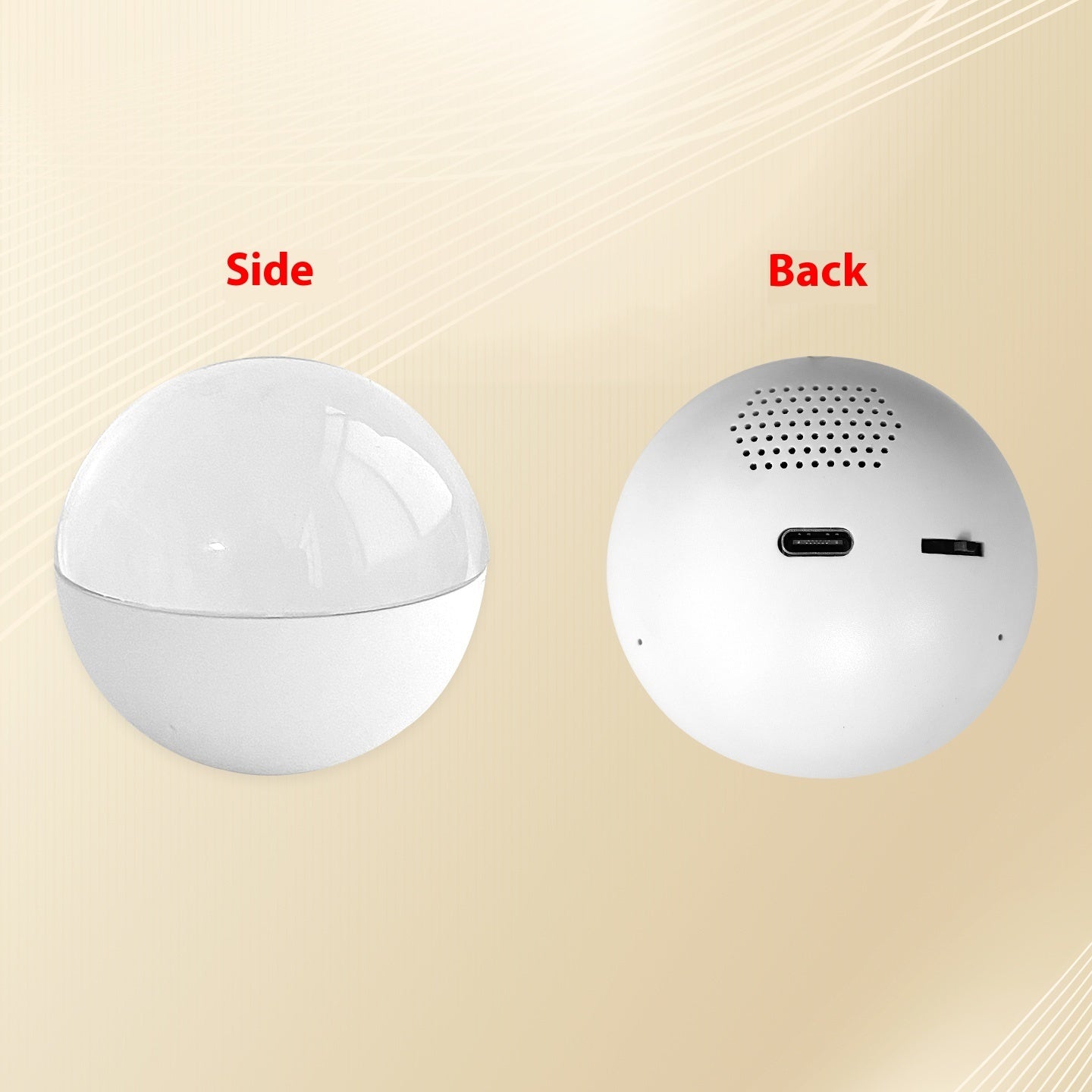 Fashionable And Personalized Electronic Ball Video Player 3D Video Kids null White Type C