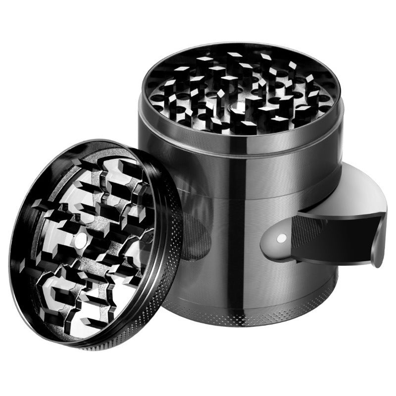 Metal Herb Grinders Crusher 60mm Diameter Multifunctional Grinder Gadgets dealsniper-net Black