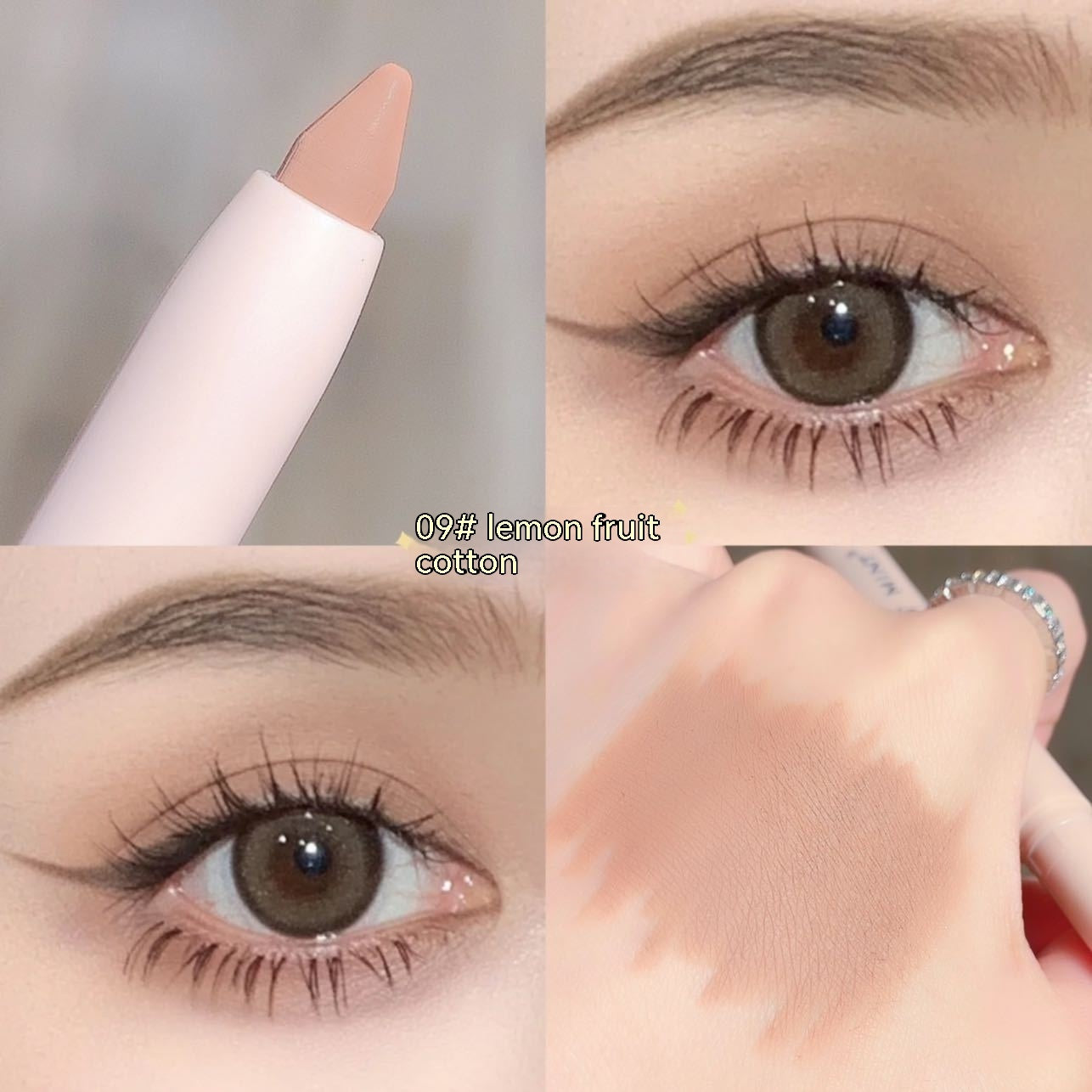 Crouching Silkworm Eyeliner Pen Makeup Brightening Beauty DealSniper.net 09 Color Filbert Brown