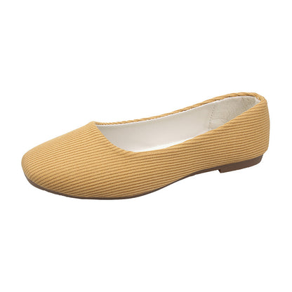 Women's Flat Breathable Tendon Sole Shoes Women DealSniper.net Yellow 35