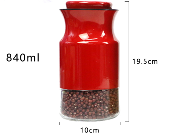 Glass Oil Bottle Stainless Steel Color Kitchen Seasoning Bottle Kitchen dealsniper-net P