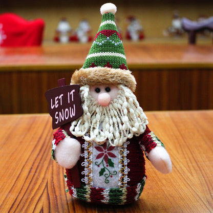 Christmas items Christmas snowman Christmas decorations Holidays dealsniper-net Old man 18x13cm