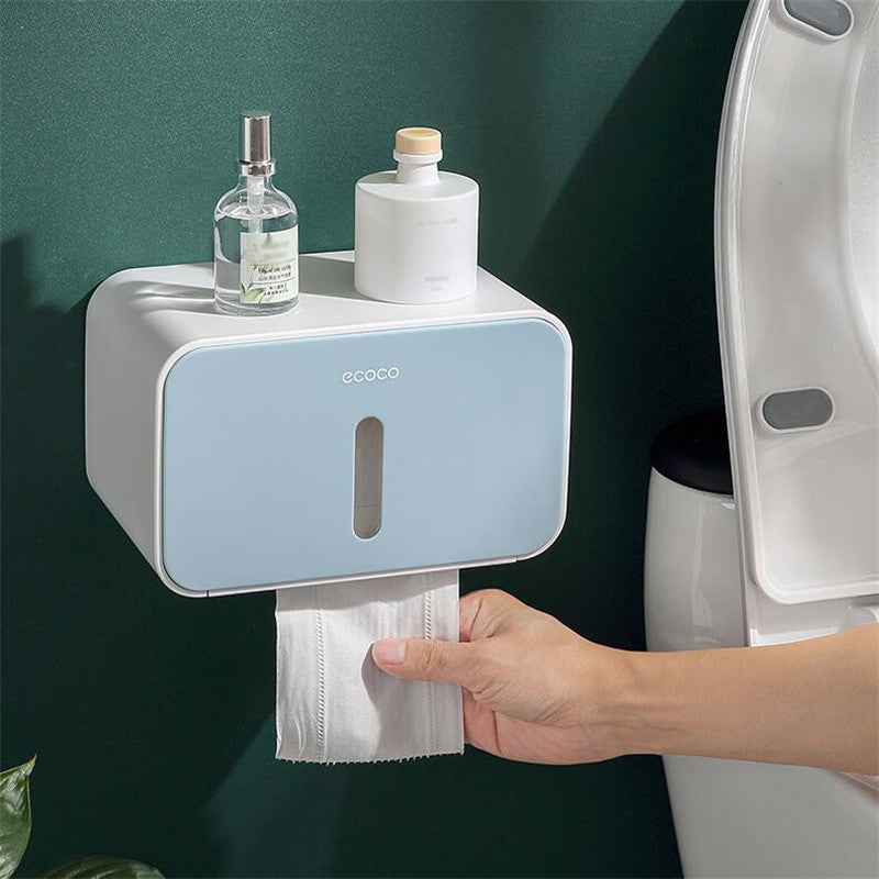 Waterproof Toilet Paper Holder House dealsniper-net Blue